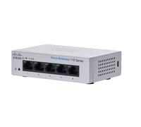 Cisco Business CBS110-5T-D Unmanaged Switch 5 Port GE Desktop Ext PS Lim