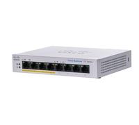 Cisco Business CBS110-8PP-D Commutateur Non géré 8 Ports GE PoE partiel Bureau Ext PS Protection à Vie limitée