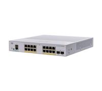 Cisco Business CBS350-16FP-2G Commutateur géré | 16 Ports GE | Full PoE | 2 x 1G SFP | Protection à Vie limitée (CBS350-16FP-2G)