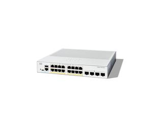 Cisco C1300-16P-4X Commutateur Géré L2/L3 Gigabit Ethernet 16 RJ-45 + 4 SFP+, QoS, CLI, Web, 1024MB RAM, 512MB Flash, Standards IEEE 802.1Q etc.