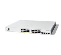 Cisco Commutateur administrable Cisco Catalyst 1300-24FP-4X, 24 Ports GE, PoE complète, Ports SFP+ 4x10GE, Garantie limitée à Vie (C1300-24FP-4X)