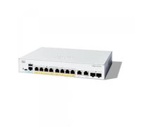Cisco Commutateur administrable Cisco Catalyst 1300-8P-E-2G, 8 Ports GE, PoE, alim. Externe, Ports combinés 2x1GE, Garantie limitée à Vie (C1300-8P-E-2G)