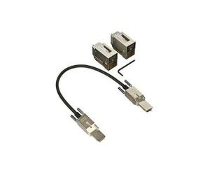 Cisco C9200L-STACK-KIT= Câble InfiniBand/Fibre Optique 0.48m Connecteur Mâle-Mâle Noir/Gris, Poids 500g, Code SH 85447000