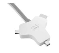 Cisco CAB-HDMI-MUL4K-9M=, 9 m, HDMI Type A (Standard), HDMI + Mini DisplayPort + USB Type-C, Mâle, Mâle, 4096 x 2160 pixels
