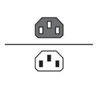 Cisco Câble d'alimentation CAB-C13-CBN= C13/C14 Noir 0,686 m