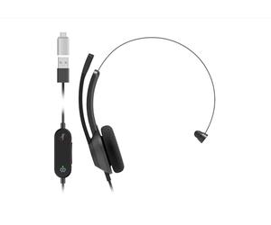 Cisco Casque 321 USB-C, Casque Filaire Simple, contrôleur Webex avec USB-C, Finition Noir Carbone, Garantie limitée de 2 Ans (HS-W-321-C-USBC).
