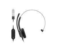 Cisco Casque 321Q USB-C, Casque Supra-auriculaire Simple Filaire, contrôleur Microsoft Teams avec USB-C, Finition Noir Carbone, Garantie limitée de 2 Ans (HS-W-321Q-C-USBC).