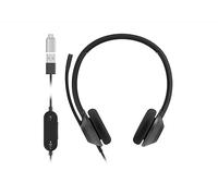 Cisco Headset 322 - Micro-casque - sur-oreille - filaire - USB-A - noir de charbon Noir de charbon