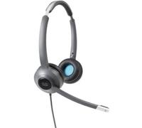 Cisco Casque 522, Casque Filaire Supra-auriculaire 3,5 mm avec Deux écouteurs, Adaptateur USB-A, Finition Anthracite, Garantie limitée de 2 Ans (CP-HS-W-522-USB=)