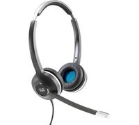Cisco Casque 532, Casque Filaire Supra-auriculaire à déconnexion Rapide avec Deux écouteurs, câble RJ-9, Finition Anthracite, Garantie limitée de 2 Ans (CP-HS-W-532-RJ=)