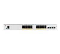 Commutateur réseau Cisco Catalyst 1000-24P-4X-L, 24 Ports GbE PoE+, consommation PoE 195 W, 4 Ports de Liaison Montante 10G SFP+, sans Ventilateur, Garantie à Vie limitée améliorée (C1000-24P-4X-L)