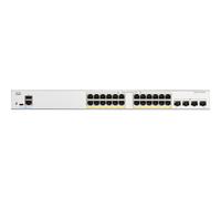 Cisco Commutateur administrable Cisco Catalyst 1300-24FP-4G, 24 Ports GE, PoE complète, Ports SFP 4x1GE, Garantie limitée à Vie (C1300-24FP-4G)