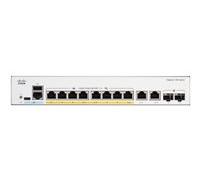 Cisco Commutateur administrable Cisco Catalyst 1300-8FP-2G, 8 Ports GE, PoE complète, Ports combinés 2x1GE, Garantie limitée à Vie (C1300-8FP-2G)
