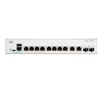 Cisco Commutateur administrable Cisco Catalyst 1300-8T-E-2G, 8 Ports GE, alim. Externe, Ports combinés 2x1GE, Garantie limitée à Vie (C1300-8T-E-2G)