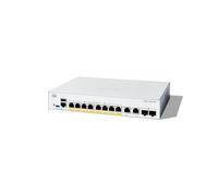 Cisco Catalyst 1300 C1300-8P-E-2G Switch manageable L2 Gigabit Ethernet 8 ports PoE+ 2 SFP 20Gbps RJ-45/USB Type-C Layer2 QoS VLAN