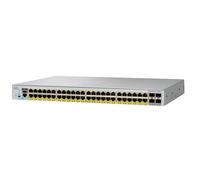 Catalyst 2960L-48PS-LL - Commutateur - Géré - 48 x 10/100/1000 (PoE+) + 4 x Gigabit SFP (liaison montante) - de bureau, Montable sur rack - PoE+ (370