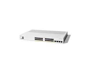 Cisco Catalyst C1200-24P-4G Commutateur manageable L2 Gigabit Ethernet 28 ports RJ-45 + 4 SFP, PoE 195W, 56 Gbit/s, QoS, CLI, 1U