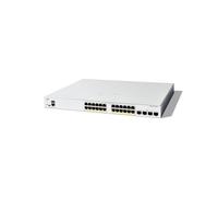Cisco Commutateur administrable Cisco Catalyst 1300-24FP-4X, 24 Ports GE, PoE complète, Ports SFP+ 4x10GE, Garantie limitée à Vie (C1300-24FP-4X)