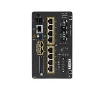 Cisco Catalyst IE-3400-8T2S-E : Switch Gigabit Ethernet L2 Géré 8x10/100/1000, 2xSFP, 3xUSB 2.0, Console Mini USB-B/RS-232, QoS, VLAN, ACL, IP20, 9.6-60V DC