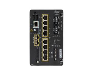Cisco Catalyst IE-3400-8T2S-E : Switch Gigabit Ethernet L2 Géré 8x10/100/1000, 2xSFP, 3xUSB 2.0, Console Mini USB-B/RS-232, QoS, VLAN, ACL, IP20, 9.6-60V DC
