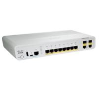 Cisco Catalyst WS-C2960C-8PC-L commutateur réseau Géré L2 Fast Ethernet (10/100) Connexion Ethernet, supportant l'alimentation Via ce Port (PoE) Blanc