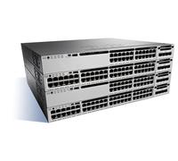 Cisco Catalyst WS-C3850-24P-S commutateur réseau Géré L3 Gigabit Ethernet (10/100/1000) Connexion Ethernet, supportant l'alimentation Via ce Port (PoE) Noir, Gris