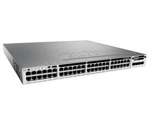 Cisco Catalyst WS-C3850-48T-S commutateur réseau Géré L3 Gigabit Ethernet (10/100/1000) Noir, Gris