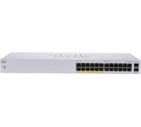 Cisco CBS110-24PP (24xGbE, 2xGbE/SFP combo, 12xPoE+, 100W, sans ventilateur) - REFRES