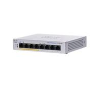 Cisco CBS110-8PP-D, Non-géré, L2, Gigabit Ethernet (10/100/1000), Full duplex, Connexion Ethernet, supportant l'alimentation via ce port (PoE) CBS110-