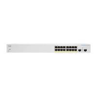Cisco CBS220-16P-2G Managed L2 Gigabit Ethernet (10/100/1000) Power over Ethernet (PoE) Support Blanc
