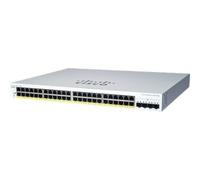 Cisco CBS220-48P-4X Géré L2 Gigabit Ethernet (10/100/1000) Connexion Ethernet, supportant l'alimentation via ce port (PoE) Blanc