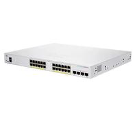 Cisco CBS250-24FP-4X-EU commutateur réseau Géré L2/L3 Gigabit Ethernet (10/100/1000) Argent