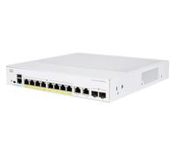Cisco CBS250-8FP-E-2G-EU commutateur réseau Géré L2/L3 Gigabit Ethernet (10/100/1000) Argent