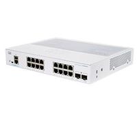 Cisco Commutateur administrable CBS350-16T-E-2G - 16 ports GE, 2x SFP, garantie limitée à vie