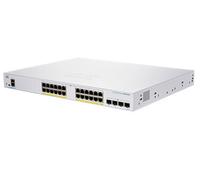Cisco CBS350-24FP-4G-EU Commutateur de réseau géré L2/L3 Gigabit Ethernet (10/100/1000) Argent