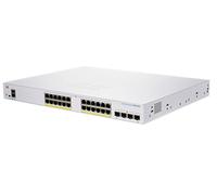Cisco CBS350-24P-4G-EU Managed L2/L3 Gigabit Ethernet (10/100/1000) network switch Silver