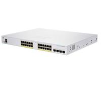 Cisco CBS350-24P-4X Géré L2/L3 Gigabit Ethernet (10/100/1000) Argent