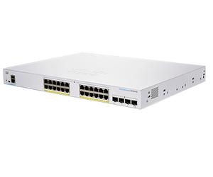 Cisco CBS350-24P-4X Géré L2/L3 Gigabit Ethernet (10/100/1000) Argent