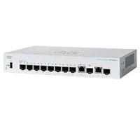 Cisco Commutateur administrable CBS350-8S-E-2G-EU 8 ports SFP, 2 ports combinés 1G, alim. externe