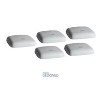 Cisco Point d’accès Business 140AC 802.11ac 2x2 Wave 2 - 1 port GbE - Montage au plafond - Offre groupée de 5 unités, protection à vie limitée (5-CBW140AC-E)