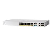 Cisco Commutateur administrable Business CBS350-24MGP-4X | 4 Ports 2,5 GE | 20 Ports GE | PoE | Ports combinés 2 x 10G | Ports SFP+ 2 x 10G | Garantie matérielle limitée à vie (CBS350-24MGP-4X-EU)