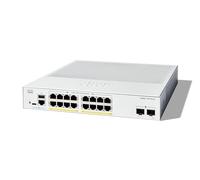 Cisco Commutateur administrable Catalyst 1300-16FP-2G – 16 ports GE PoE complète, 2x SFP