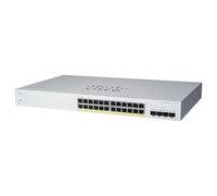 Cisco Commutateur Intelligent Business CBS220-24P-4X | 24 Ports GE | PoE | Ports SFP+ 4 x 10G | Garantie matérielle limitée de 3 ans (CBS220-24P-4X-EU)