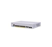 Cisco Commutateur Intelligent Business CBS250-8P-E-2G | 8 Ports GE | PoE | Alim. externe | Ports combinés 2x1G | Garantie Limitée à Vie (CBS250-8P-E-2G)