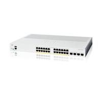 Cisco Catalyst 1200-24P-4X - Commutateur - C3 - intelligent - 24 x 10/100/1000 (PoE+) + 4 x Ethernet 10 Go SFP+ - Montable sur rack - PoE+ (195 W)