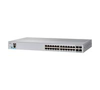 Cisco Commutateur réseau Catalyst 2960L-24TS-LL, 24 Ports Gigabit Ethernet, 4 Ports de Liaison Montante 1G SFP, sans Ventilateur, Garantie à Vie limitée améliorée (WS-2960L-24TS-LL) Taille Unique Blanc