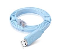 Cisco Console Cable USB to RJ45 with FTDI Chip 6ft/1.8m for RS232 Routers/Switches,Support Windows,MAC,Linux