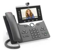 Cisco CP-8865NR-K9=, Téléphone IP, Charbon de bois, Combiné filaire, ABS, Sur bureau/mural, Numérique