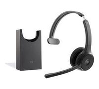 Cisco Micro-casque Headset 721 – Bluetooth mono Webex certifié, socle de charge, noir de charbon