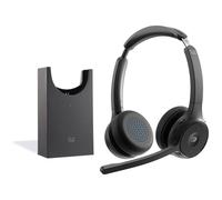 Cisco Casque Headset 722 sans fil double écoute Socle de charge + adaptateur USB‑A Noir carbone